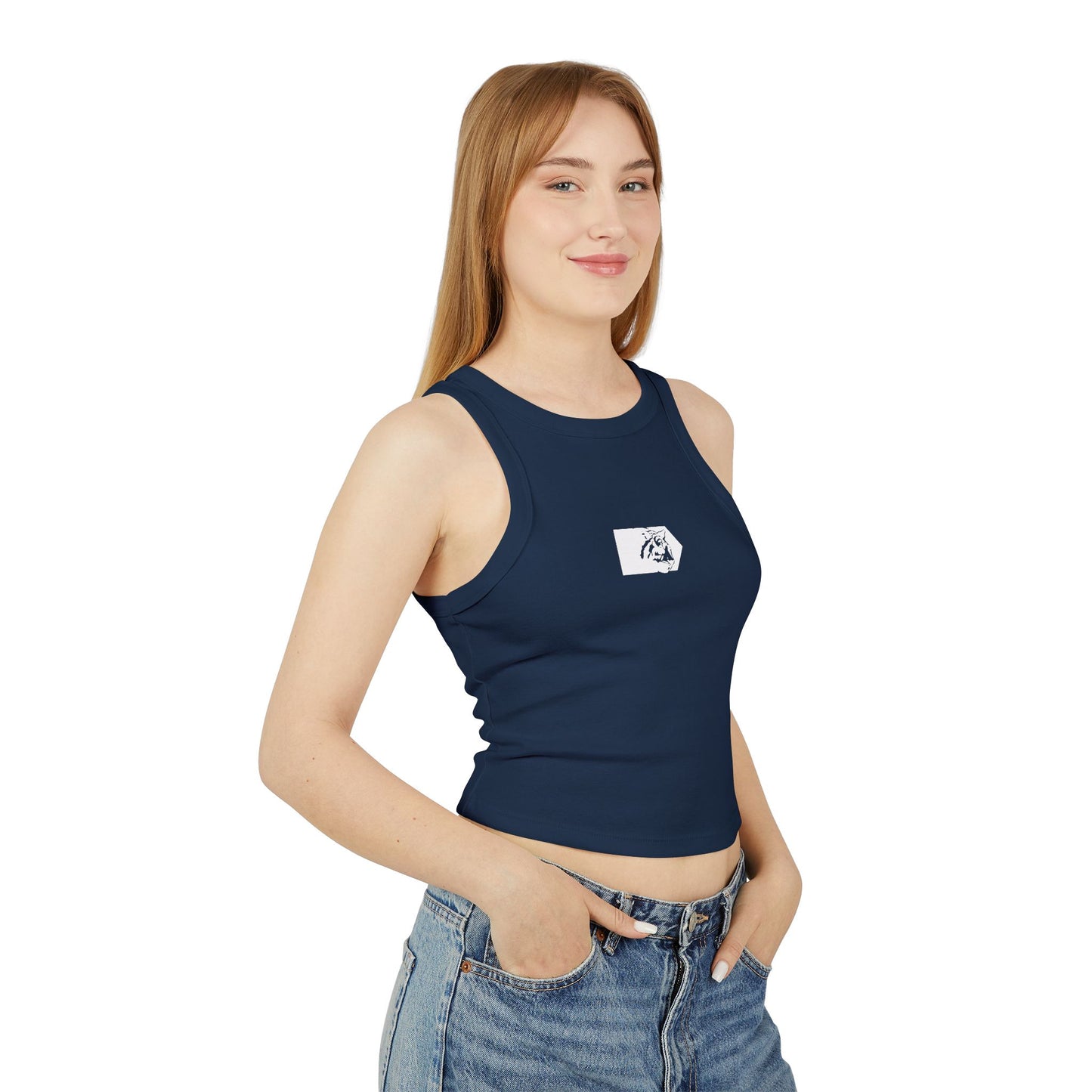 Women's Micro Rib Racer Tank Top